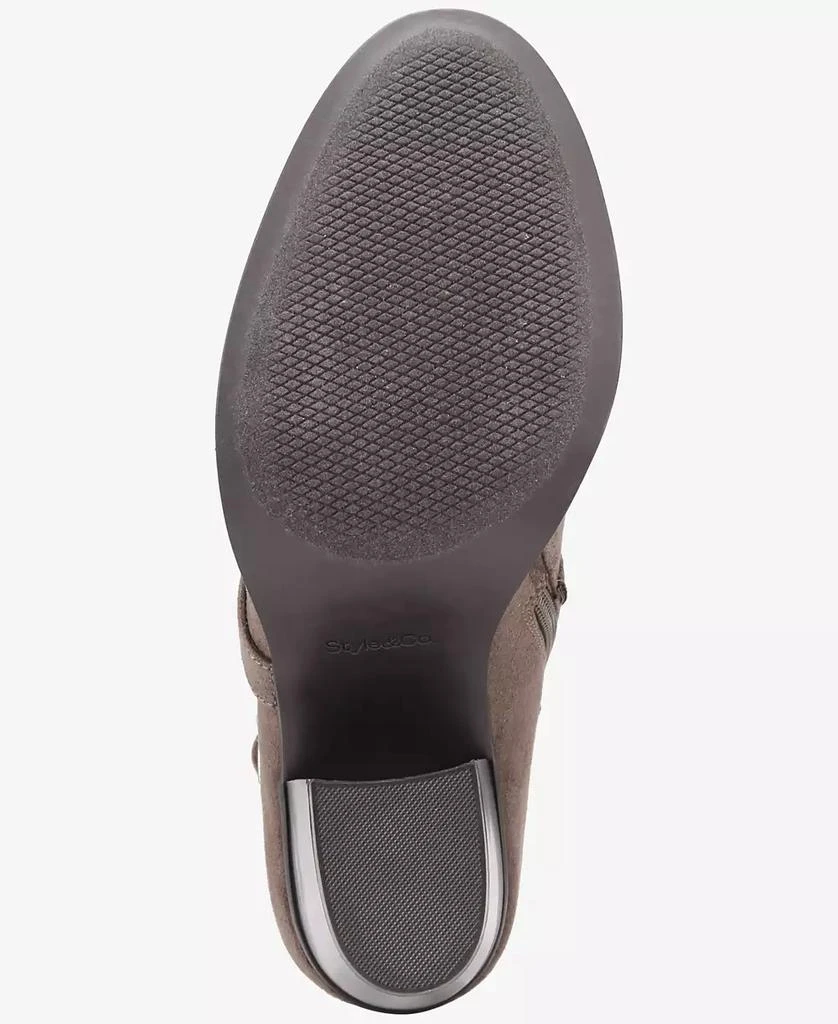 Style & Co Women's Zetaa Strappy Belt-Heel Booties, Created for Macy's 4