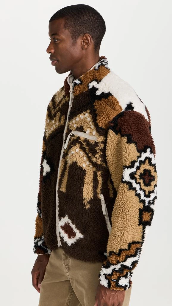 Obey Printed Sherpa Jacket 3