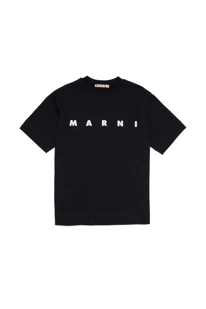 Marni Mt135u T-shirt  Jersey T-shirt With Logo 1