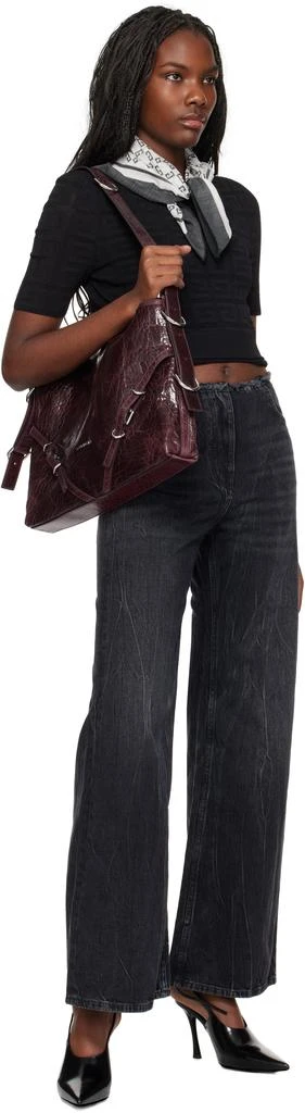 Givenchy Burgundy Medium Voyou Bag 4