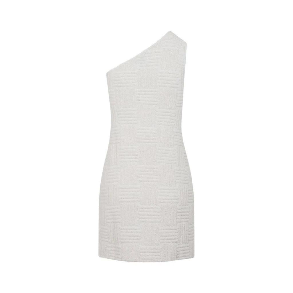 Bottega Veneta Bottega Veneta Jacquard One-Shoulder Mini Dress 2