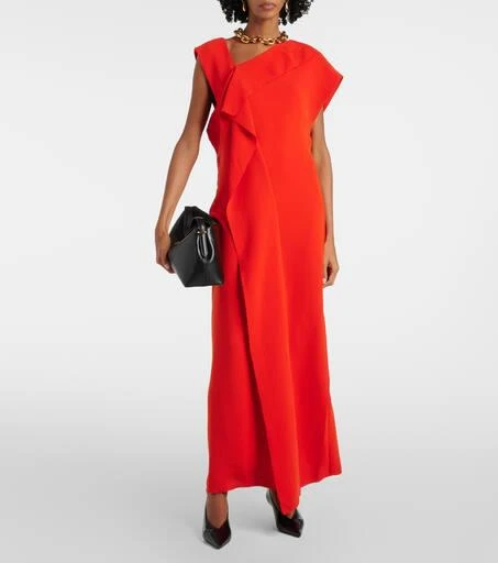 Plan C Asymmetric maxi dress 2