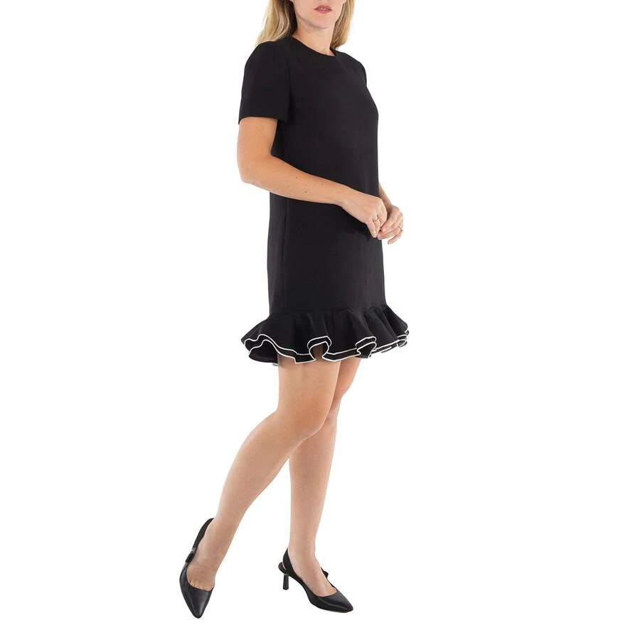 Valentino Solid Crepe Couture Cropped Dress 3