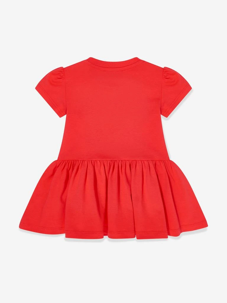 Moschino Moschino Baby Girls Logo Dress in Red 2