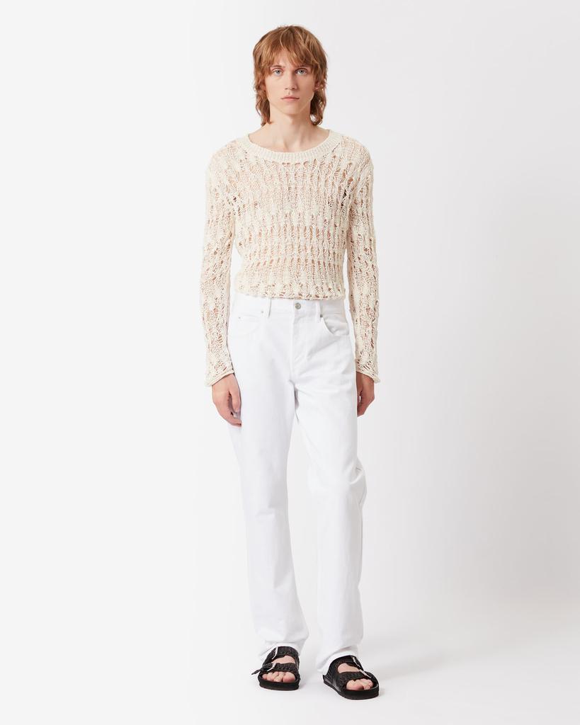 Isabel Marant ISABEL MARANT, JOAKIM DENIM TROUSERS - Men - White - 28