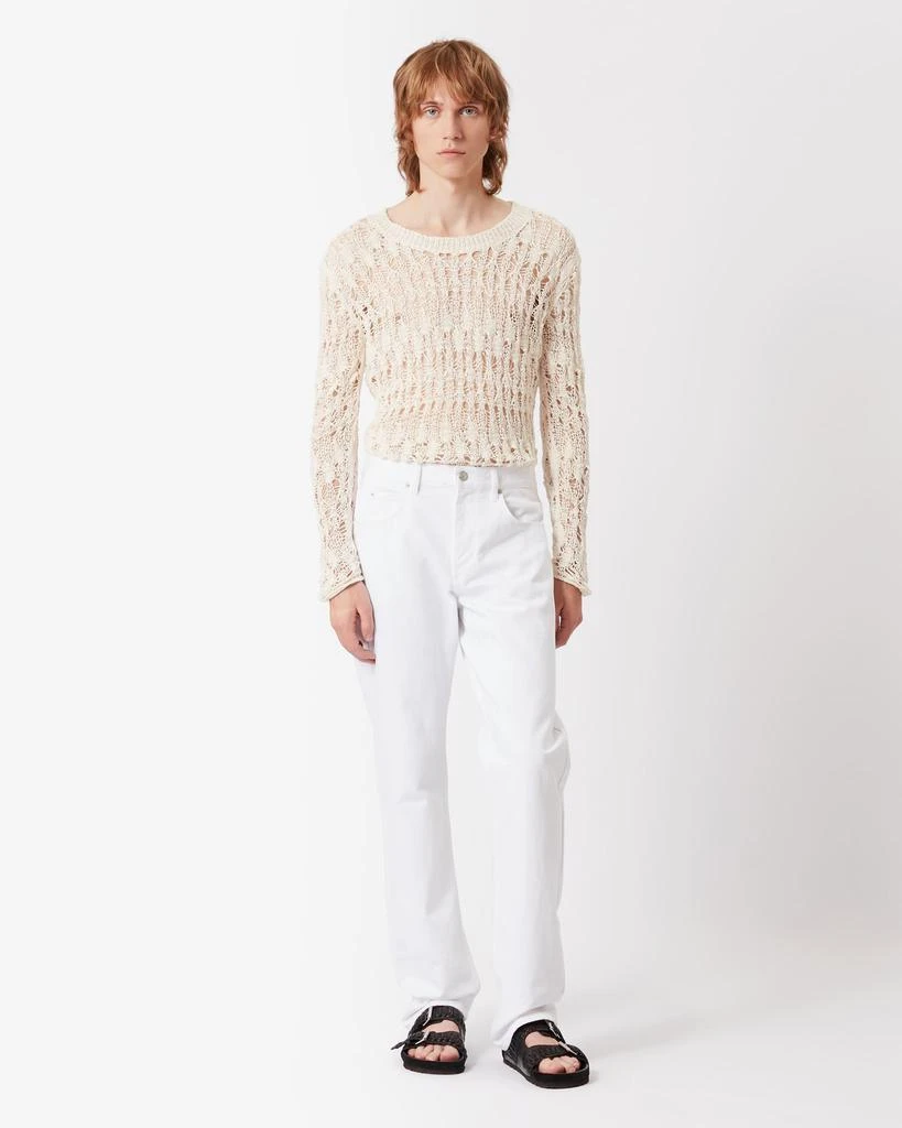 Isabel Marant ISABEL MARANT, JOAKIM DENIM TROUSERS - Men - White - 28 1