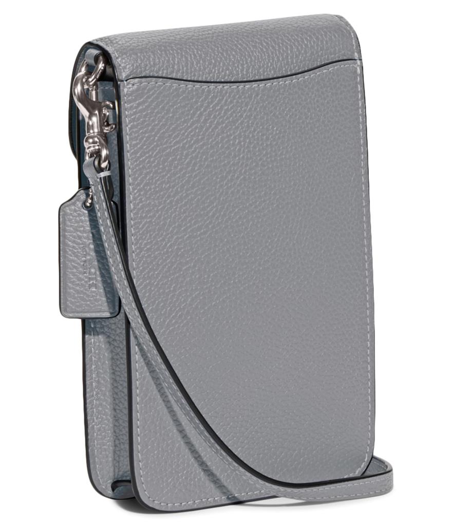 COACH Polished Pebble Leather Phone Crossbody