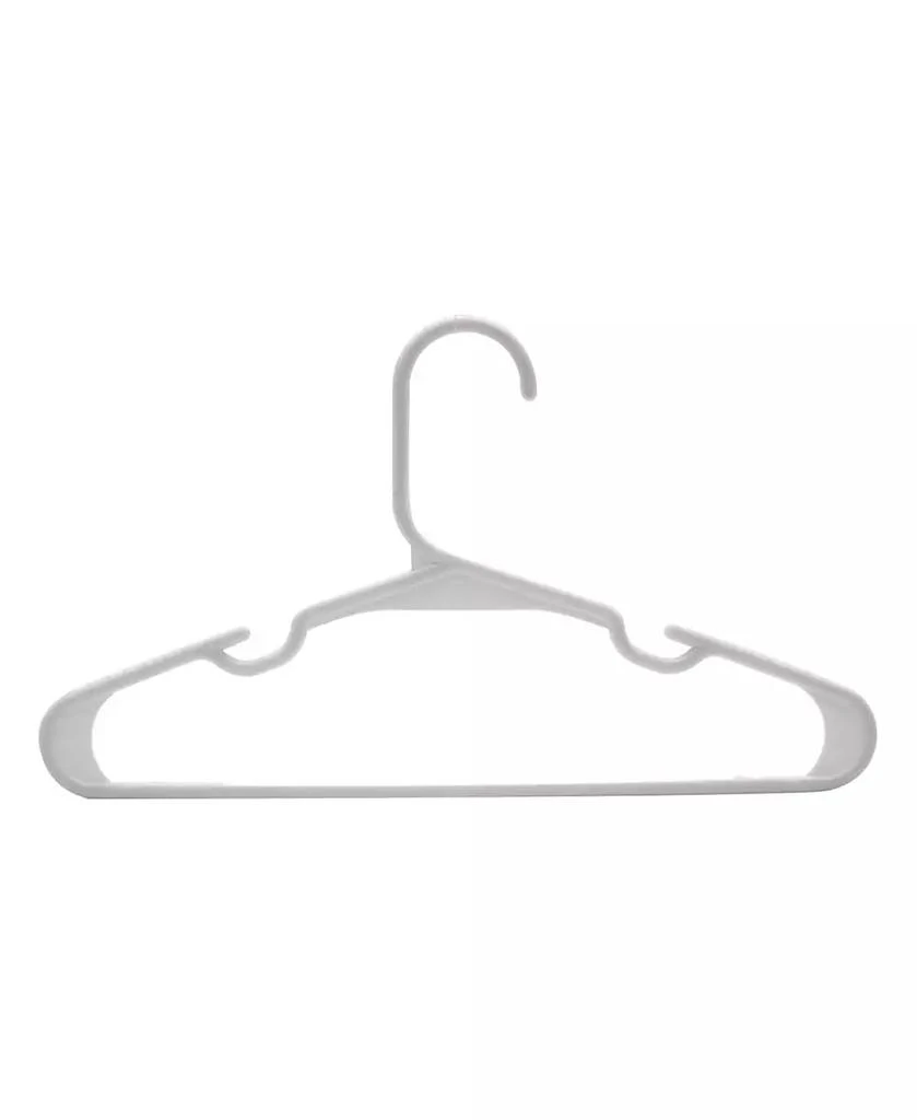 SereneLife 40 Pcs. Non-Slip Plastic Kids Hangers - Durable and Space-Saving Closet Organizers for Infants, Toddlers, and Kids
 Clothing (White