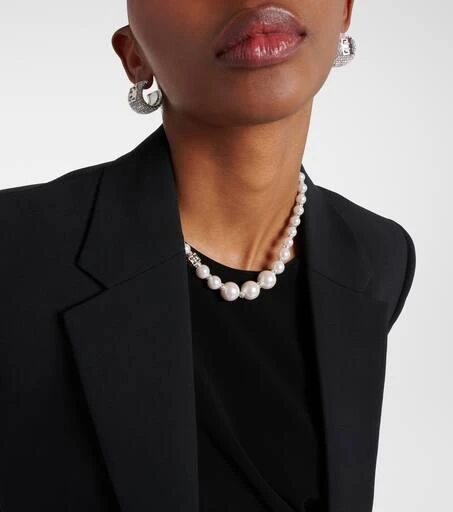 Givenchy Swarovski®-embellished faux pearl necklace 3