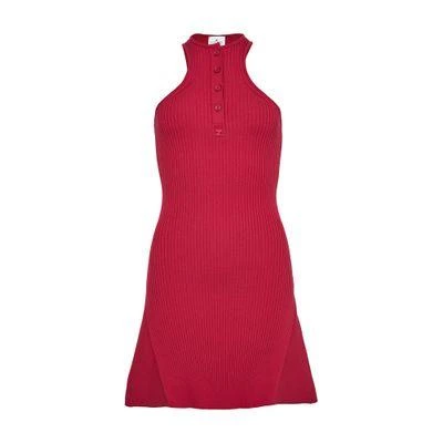 courreges Scuba rib knit dress 1