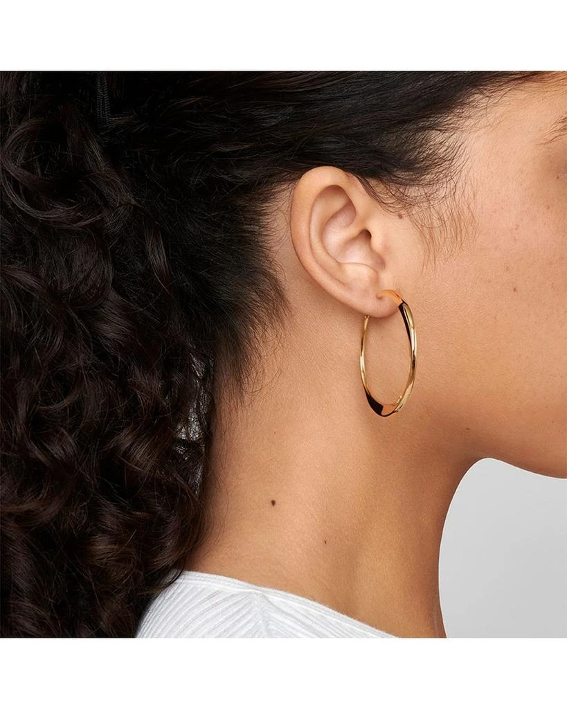 Ippolita 18K Yellow Gold Classico Twist Medium Hoop Earrings 3