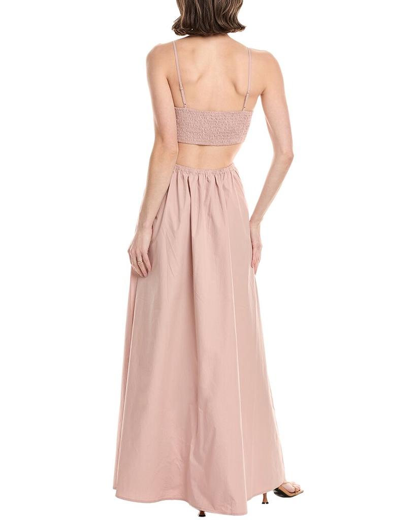 Susana Monaco susana monaco Poplin Open Back Maxi Dress