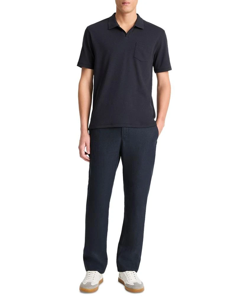 Vince Mesh Knit Johnny Collar Polo Shirt 2