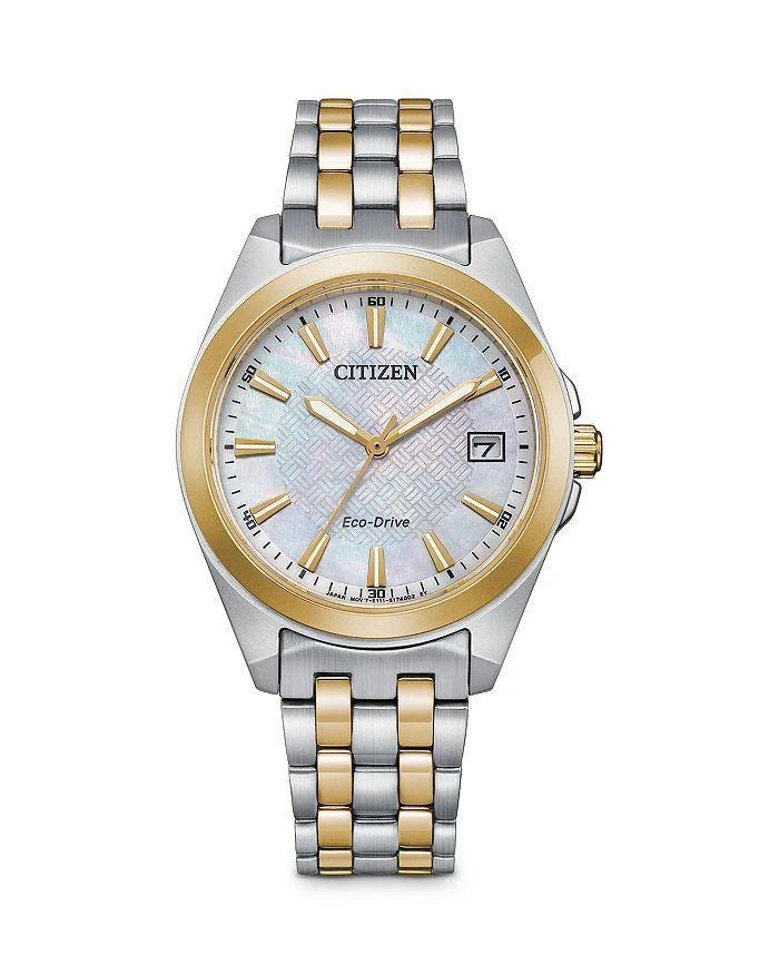 Citizen Corso Women
s Two-Tone Stainless Steel Bracelet Watch, 33mm