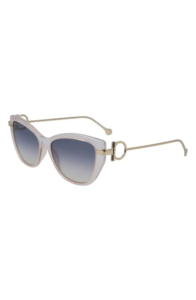 Salvatore Ferragamo 55mm Cat Eye Sunglasses 2