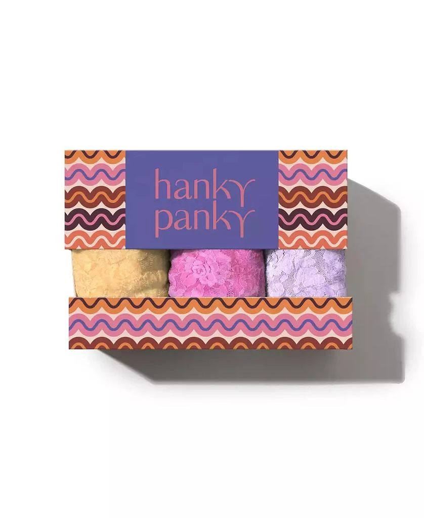 Hanky Panky Women
s Signature Lace Low Rise Thong 3 pack Panty 2