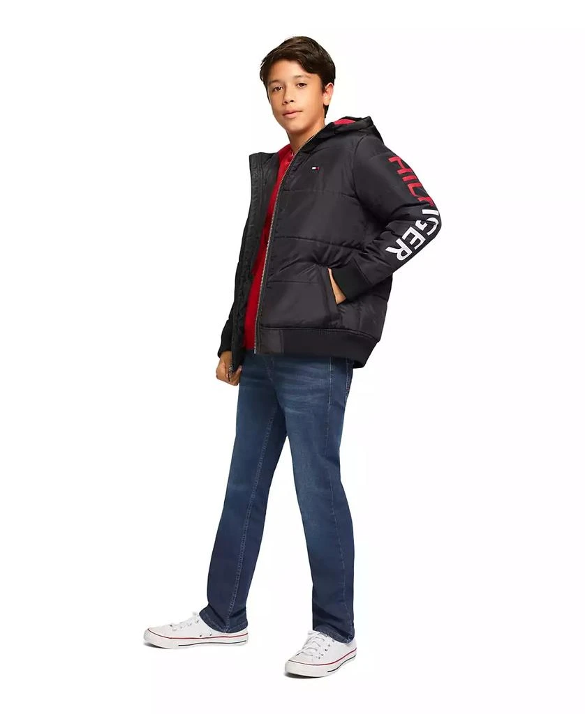 Tommy Hilfiger Big Boys Long Sleeve Crewneck Soft Fleece Sweatshirt 5