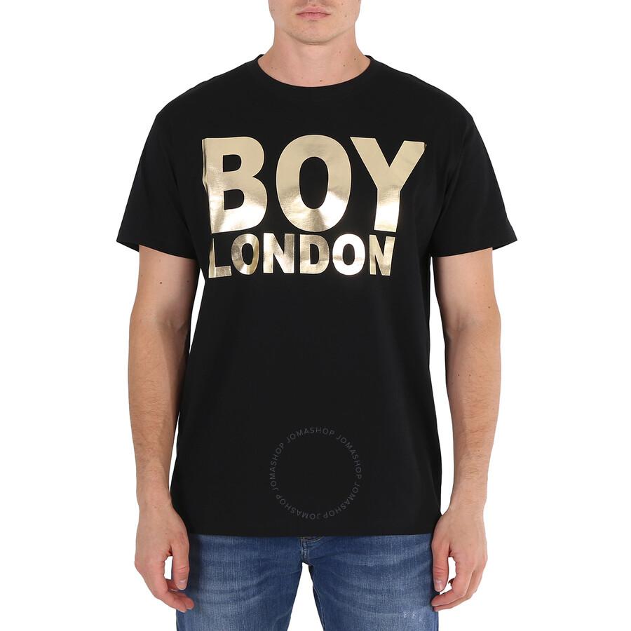 BOY LONDON Men's Black / Gold Boy London Tee