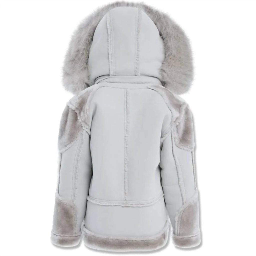 JORDAN CRAIG Jordan Craig - Boys El Jefe Shearling Moto Jacket 2