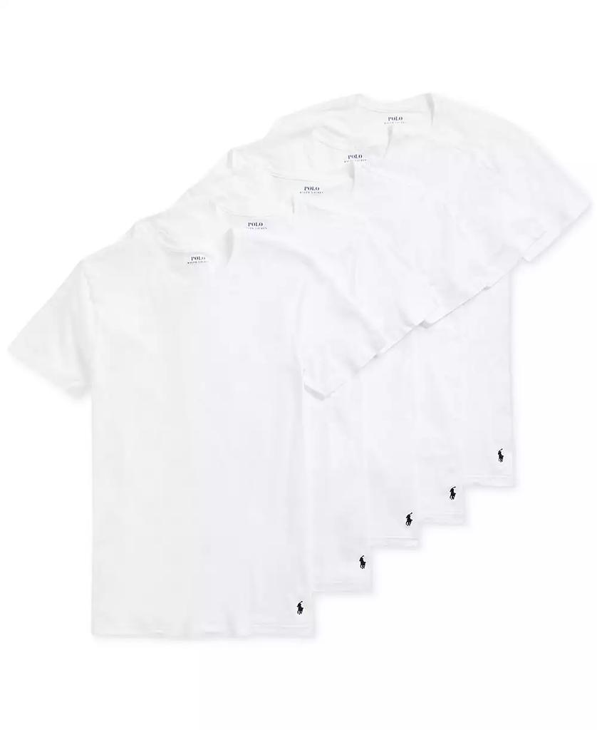 Ralph Lauren Men's 5-Pack Crew-Neck Undershirts