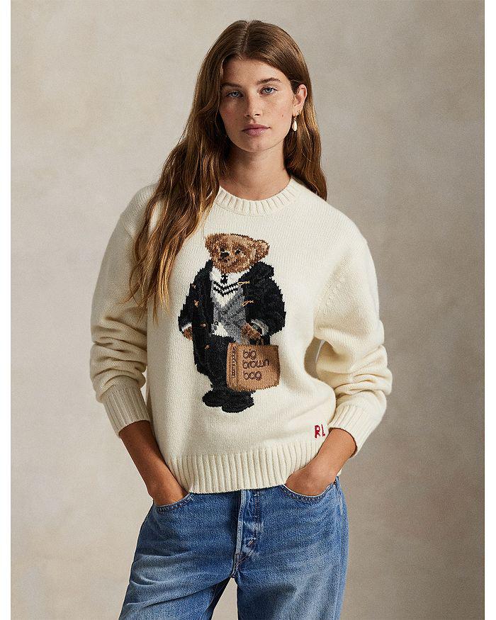 Ralph Lauren Polo Bear Wool Cashmere Crewneck Sweater - Exclusive