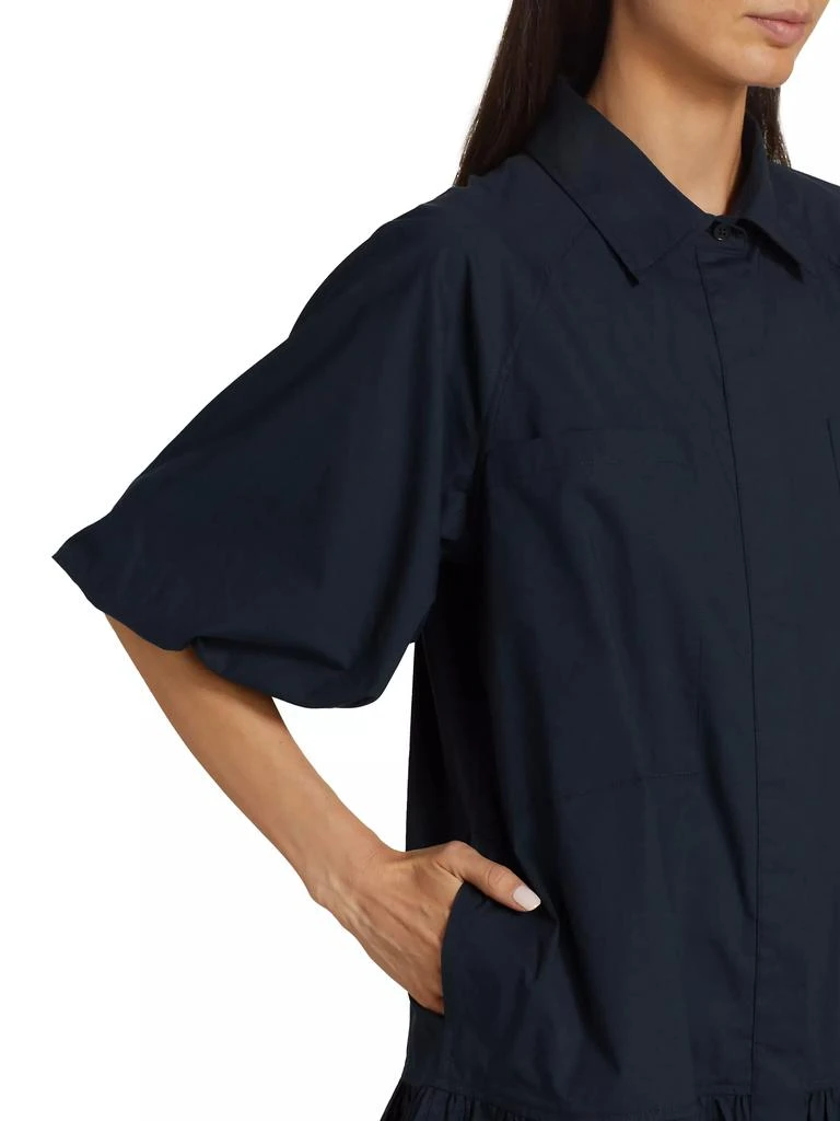 SIMKHAI Crissy Cotton Poplin Mini Shirtdress 6