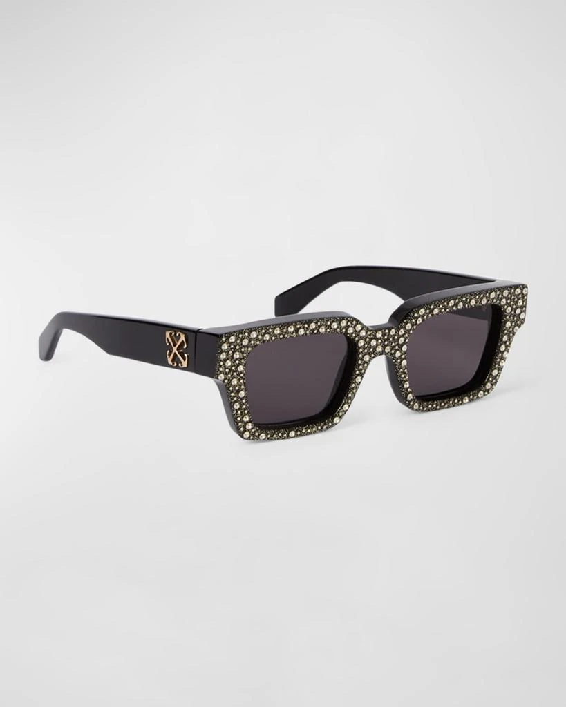 Shop Unisex Cat Eye Jasper Sunglasses OERI13V 1007 Black  display picture 3