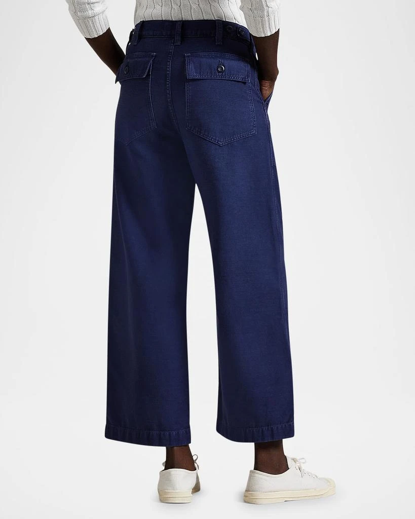 Ralph Lauren Ricky Wide-Leg Crop Pants 3