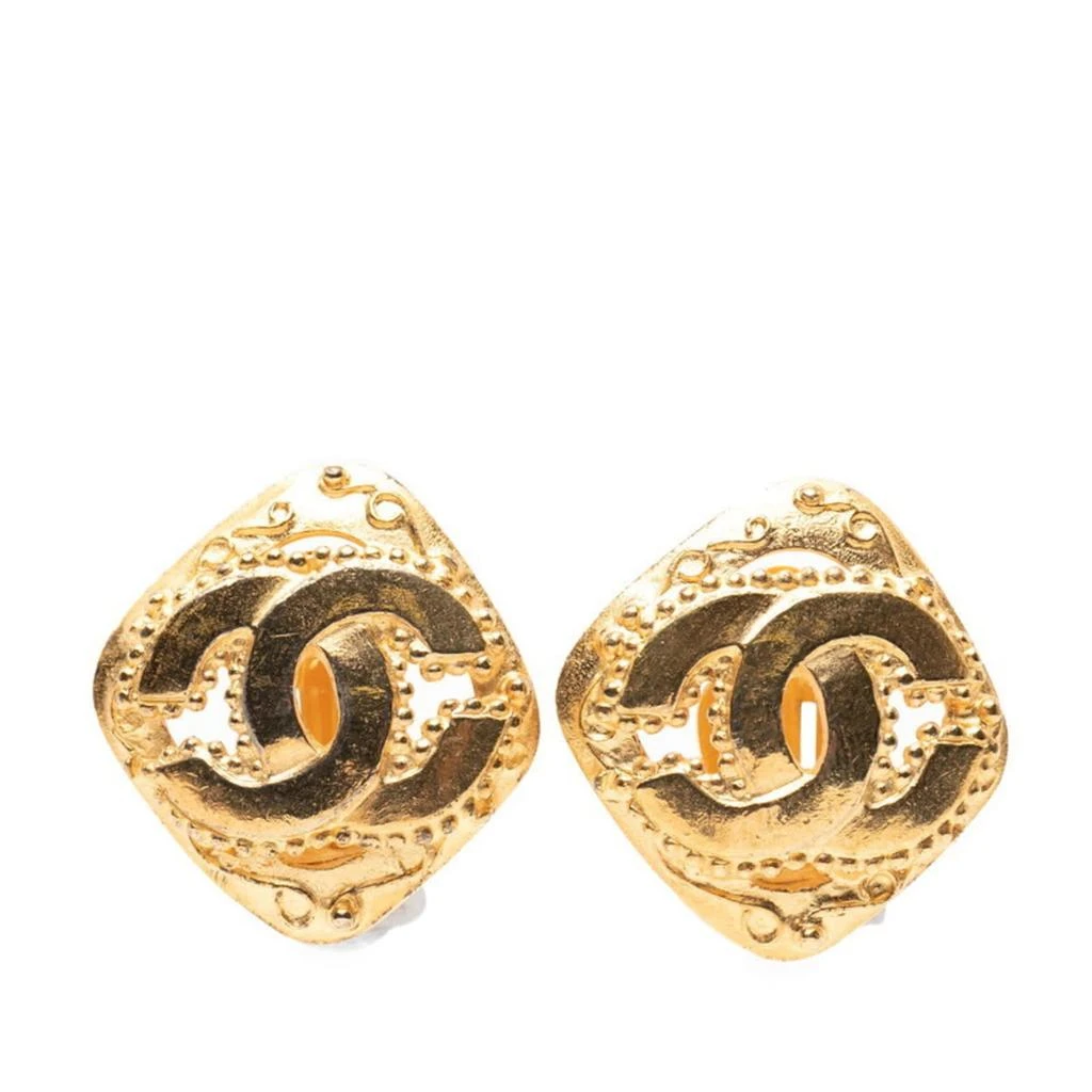 Chanel Plating Clip Earrings (Pre-Owned)