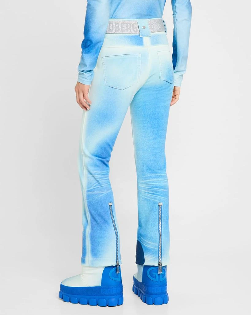 Goldbergh Blanchi Denim Printed Water-Resistant Ski Pants 4