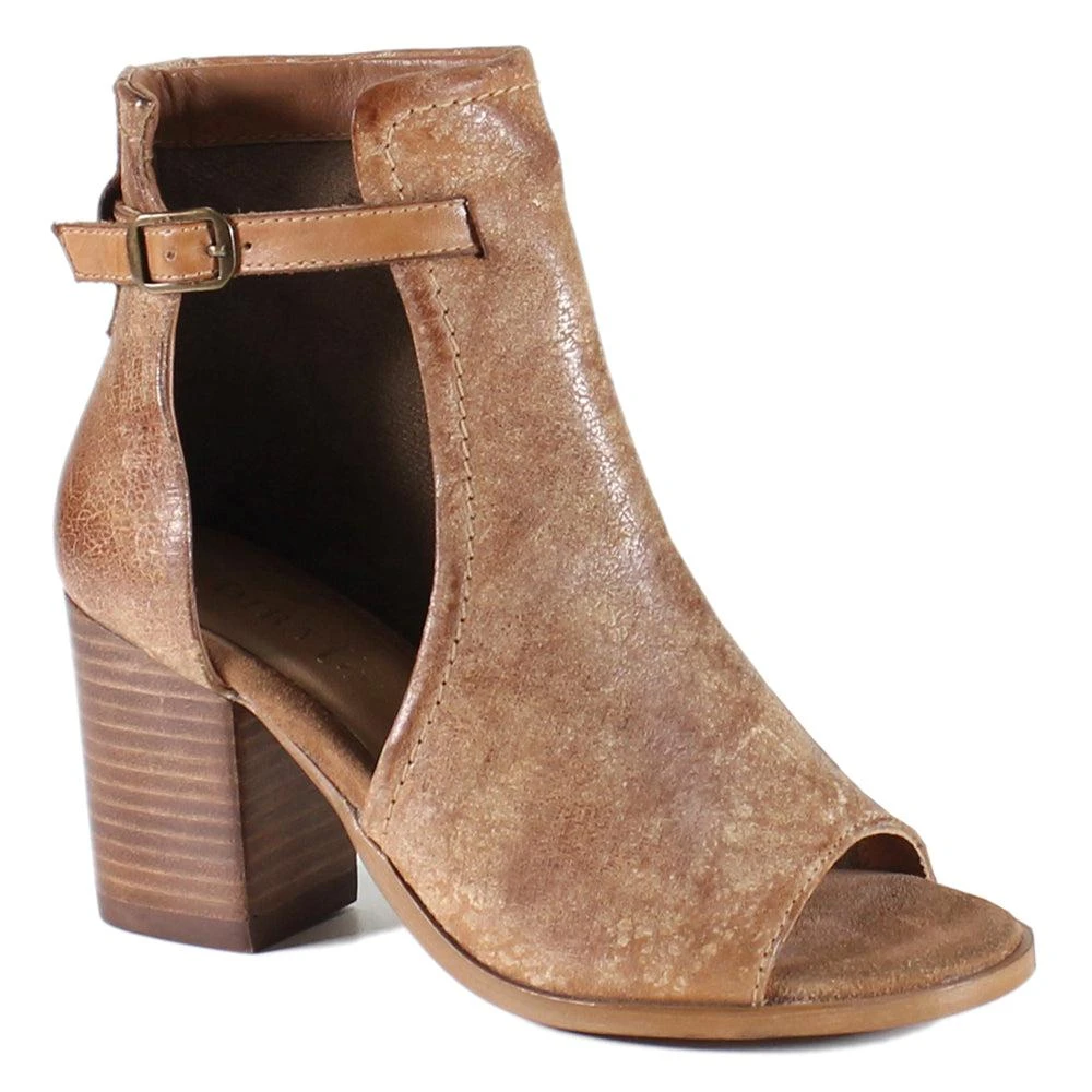 Diba True Low Tide Leather Round Toe Block Heel Pumps 2