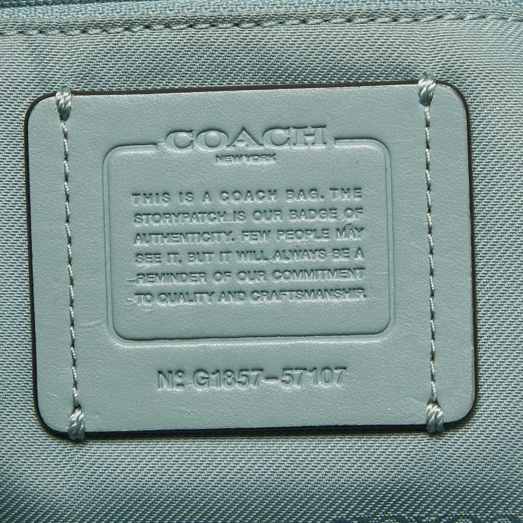 Coach Coach Light Blue Leather Turnlock Chain Tote 9
