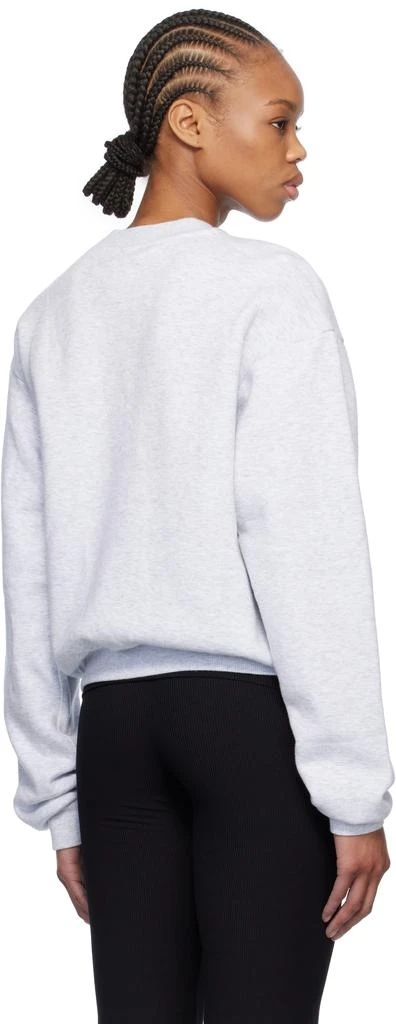 SKIMS Gray Cotton Fleece Classic Crewneck Sweatshirt 3