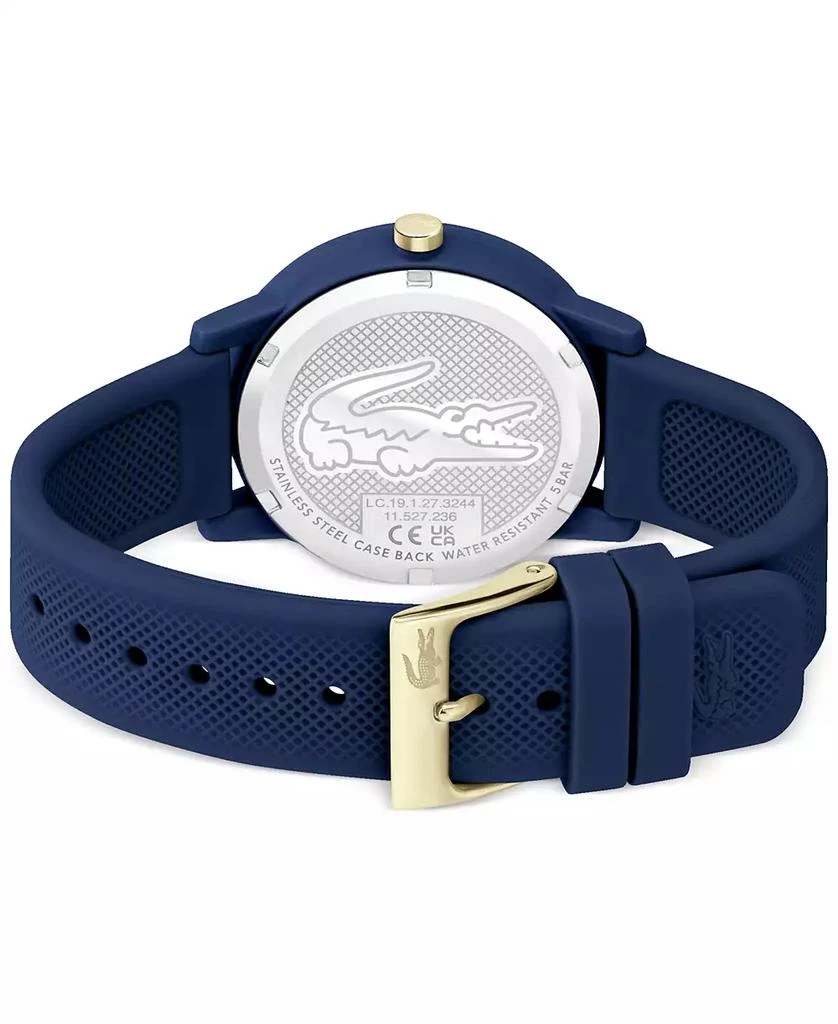 Lacoste Women's L.12.12 Navy Silicone Strap Watch 36mm 3