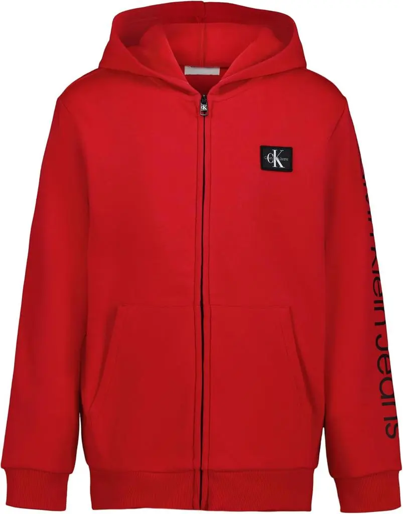 Calvin Klein Calvin Klein Boys' Long Sleeve Full Zip Fleece Hoodie