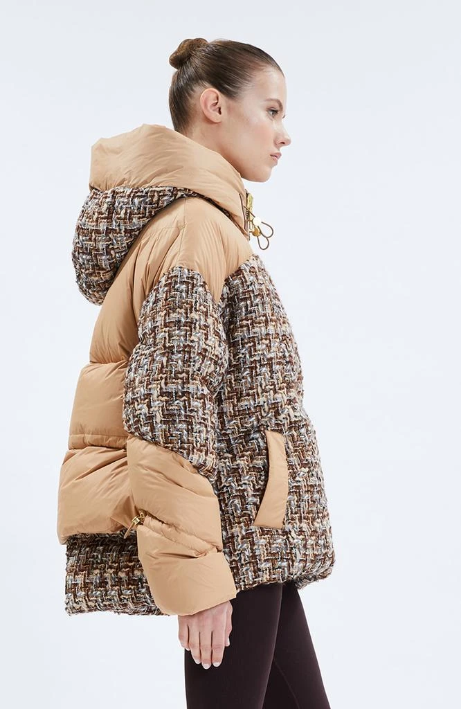 Nicole Benisti Womens Matignon Tweed Jules Puffer Jacket 3