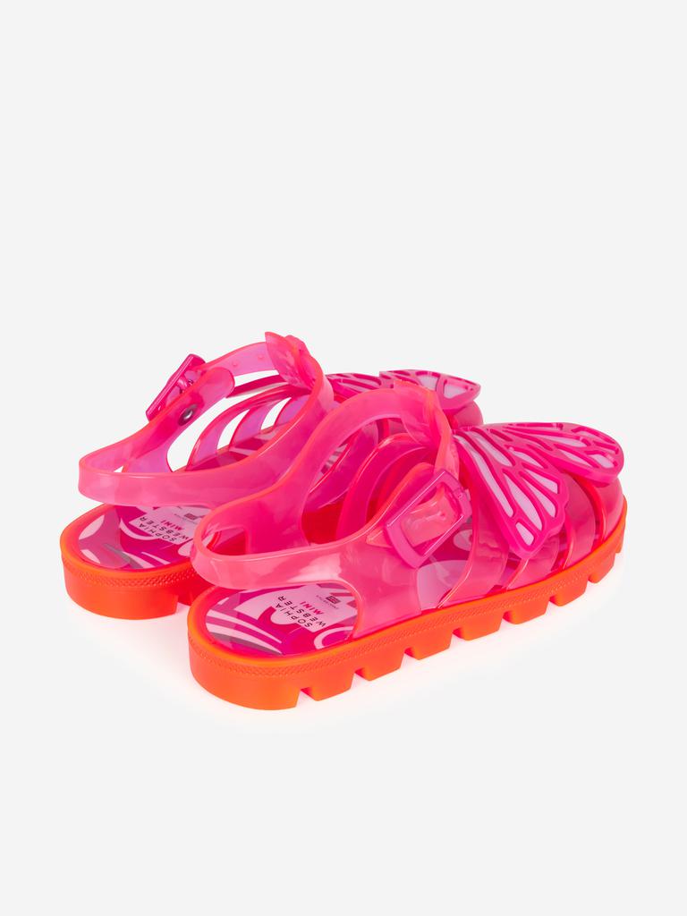 Sophia Webster Girls PVC Butterfly Jelly Sandals