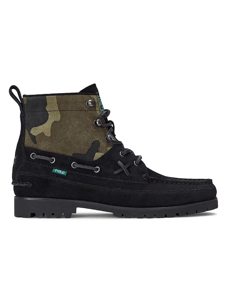 Ralph Lauren Ranger Camouflage Suede Boots 1