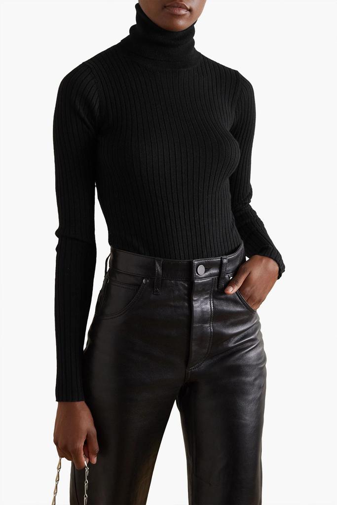 DODO BAR OR Lewis crystal-embellished cutout ribbed-knit bodysuit