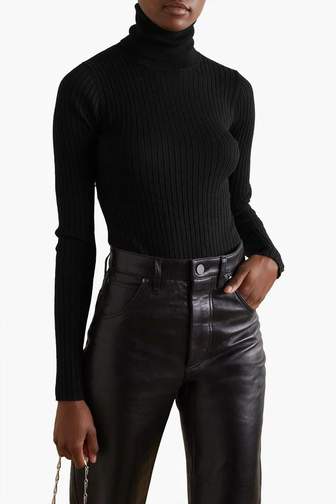DODO BAR OR Lewis crystal-embellished cutout ribbed-knit bodysuit 2