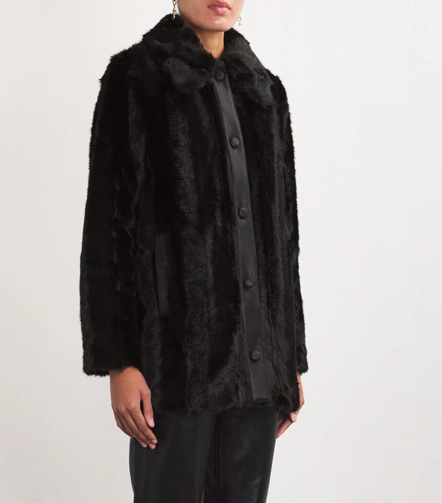 Claudie Pierlot Faux Fur Coat 3