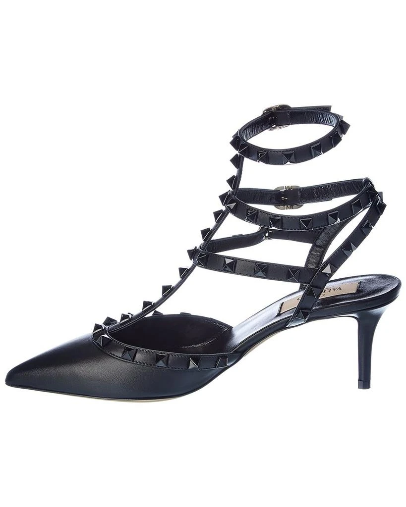 Valentino Rockstud Caged 65 Leather Ankle Strap Pump 2