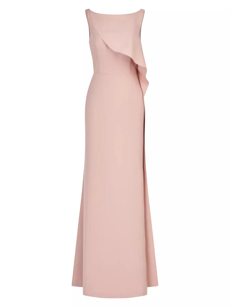 Kay Unger Anabella Draped Ruffle Gown 1