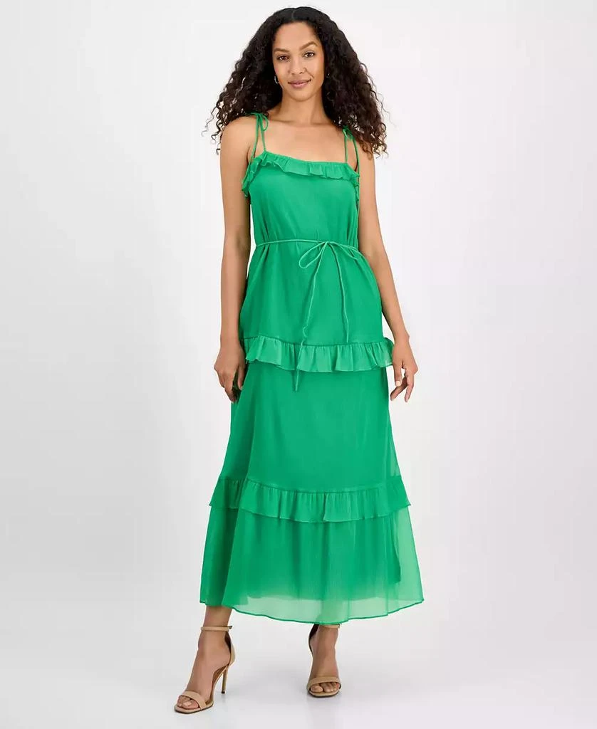 julia jordan Women's Tie-Strap Maxi Dress - Dresses & Skirts - Free  Shipping - BeyondStyle