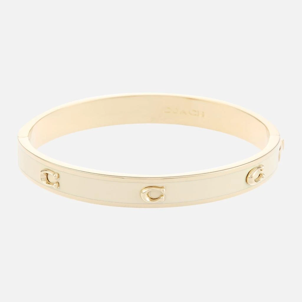 Coach Coach Gold-Plated C Hinge Bangle 1