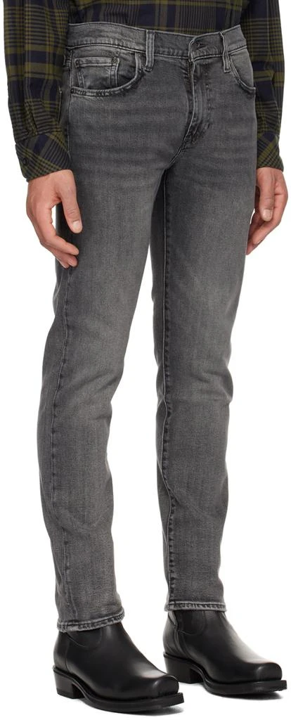 Levi's Gray 502 Taper Jeans 2