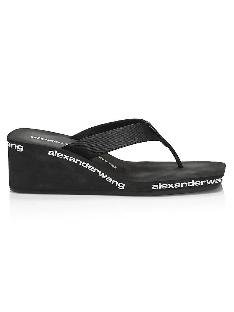 Alexander Wang AW Thong Wedge Mules 1