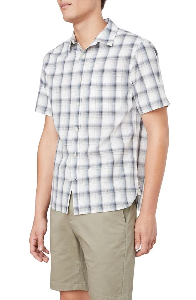 Vince Atwater Plaid Short Sleeve Button-Up Shirt 3