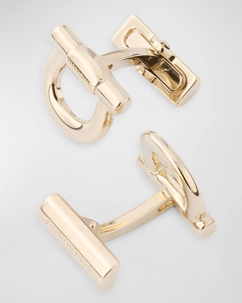 Salvatore Ferragamo Men
s Gancini Cufflinks 4