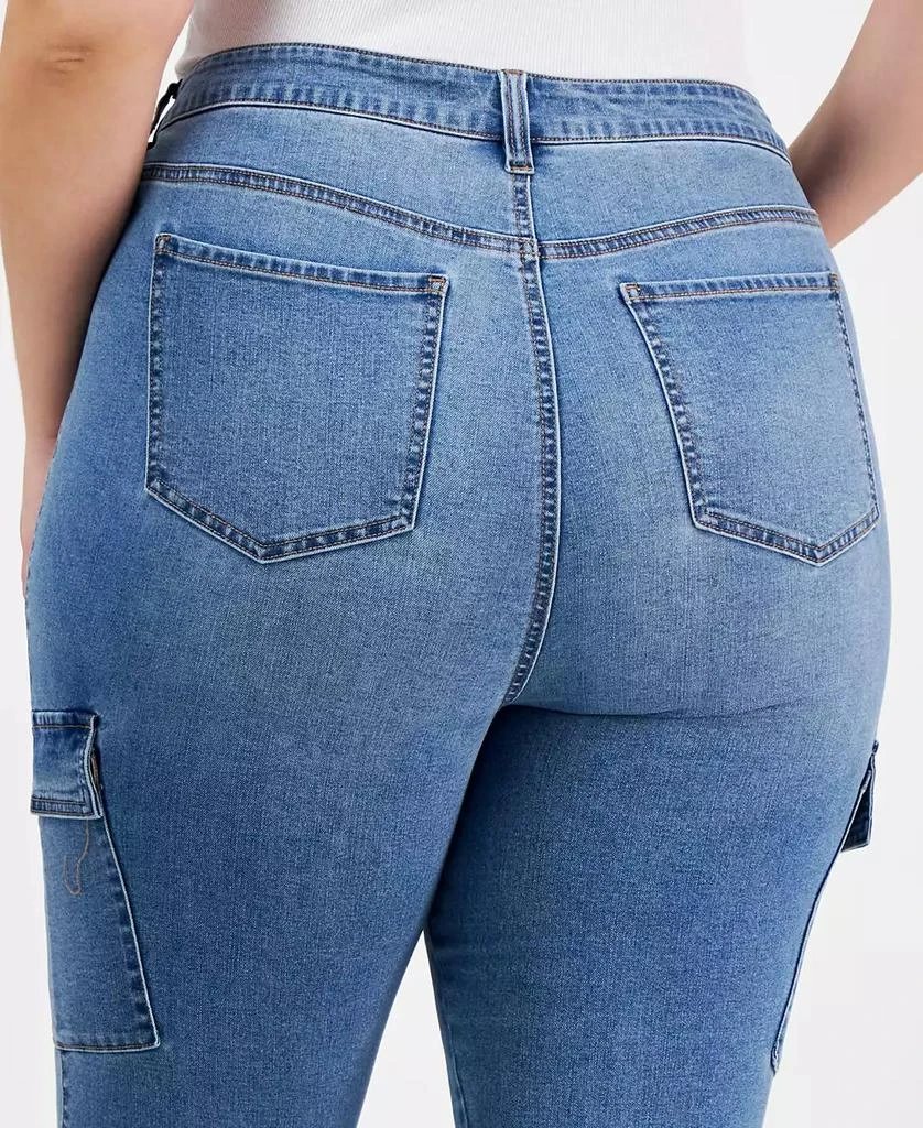Celebrity Pink Trendy Plus Size High-Rise Skinny Cargo Jeans 7